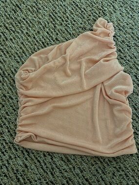 Pink Velvet Reversible Ruched Tank Top